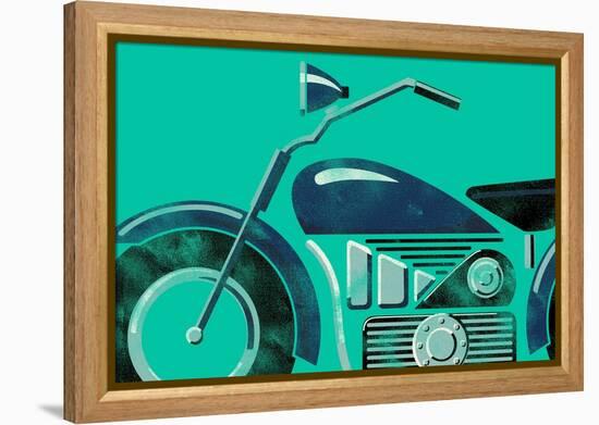 Motorcycle-null-Framed Premier Image Canvas