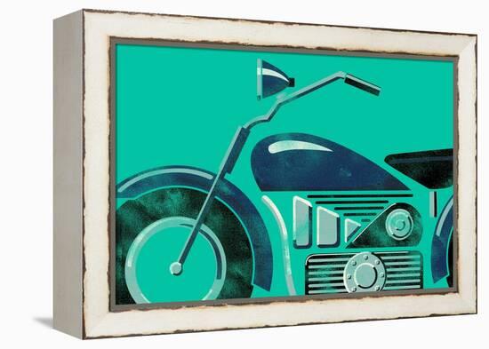 Motorcycle-null-Framed Premier Image Canvas