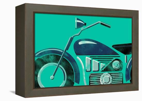 Motorcycle-null-Framed Premier Image Canvas