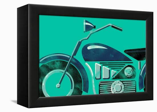 Motorcycle-null-Framed Premier Image Canvas