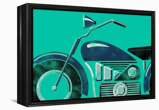 Motorcycle-null-Framed Premier Image Canvas