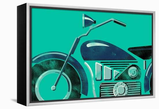 Motorcycle-null-Framed Premier Image Canvas