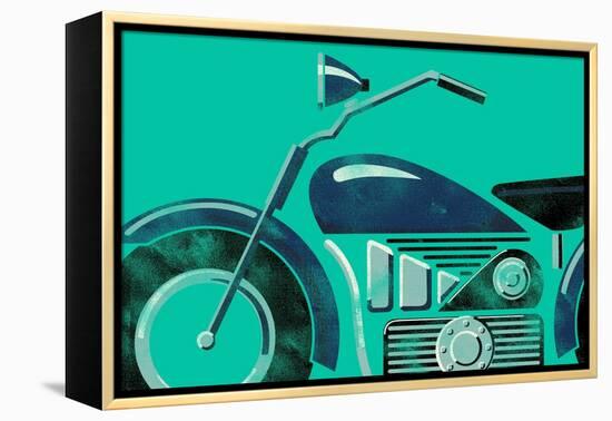 Motorcycle-null-Framed Premier Image Canvas