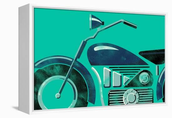 Motorcycle-null-Framed Premier Image Canvas