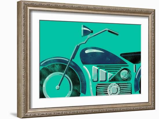 Motorcycle-null-Framed Giclee Print