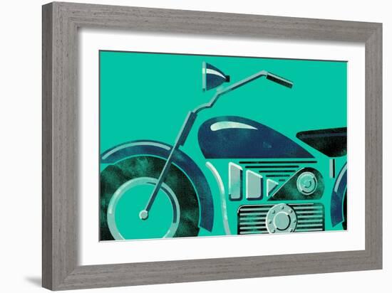 Motorcycle-null-Framed Giclee Print