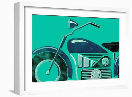 Motorcycle-null-Framed Giclee Print