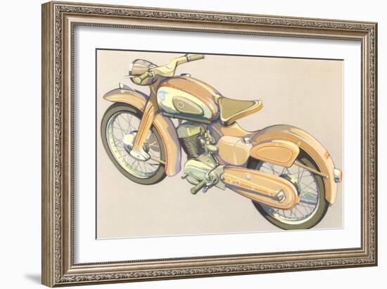 Motorcycle-null-Framed Art Print