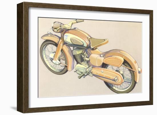 Motorcycle-null-Framed Art Print