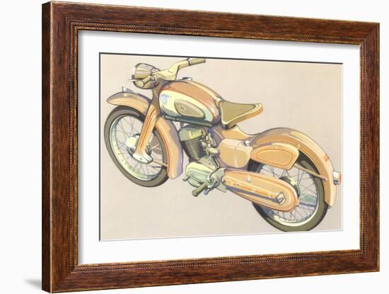 Motorcycle-null-Framed Art Print