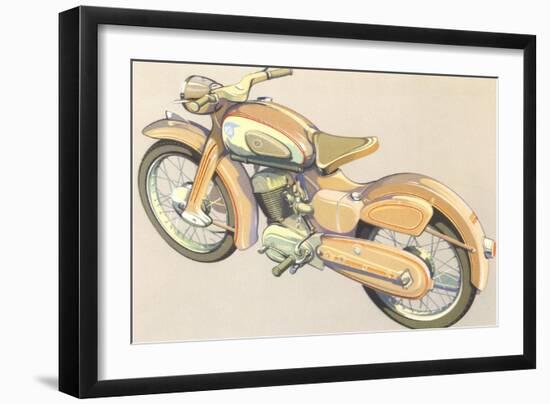 Motorcycle-null-Framed Art Print