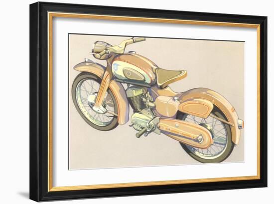 Motorcycle-null-Framed Art Print