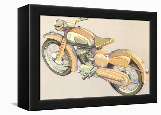 Motorcycle-null-Framed Stretched Canvas