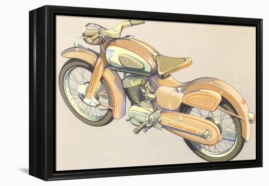 Motorcycle-null-Framed Stretched Canvas