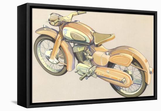 Motorcycle-null-Framed Stretched Canvas