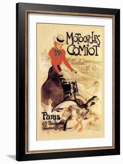 Motorcycles Comiot-Théophile Alexandre Steinlen-Framed Art Print