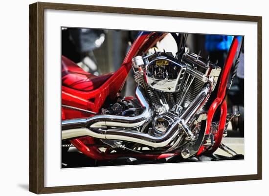 Motorcycles - NYC - United States-Philippe Hugonnard-Framed Photographic Print