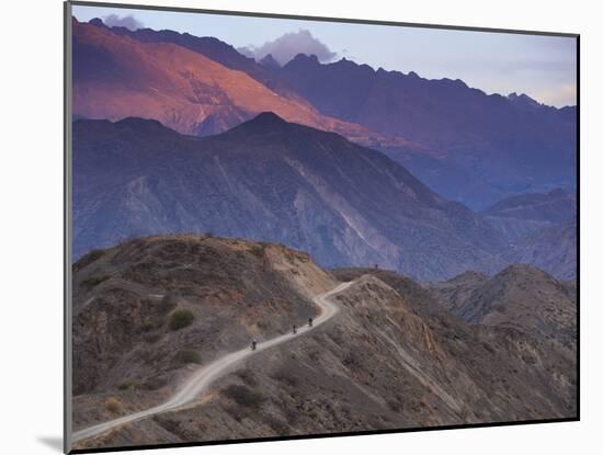 Motorcycling South on Dirt Roads from Cohoni to Teneria in the C-Sergio Ballivian-Mounted Photographic Print