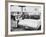 Motorist Filling Up His Own Car at a Self Service Gas Station-Ralph Morse-Framed Photographic Print