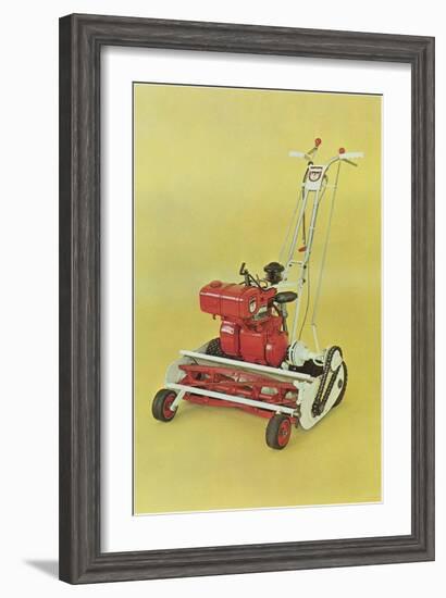 Motorized Lawnmower-null-Framed Art Print