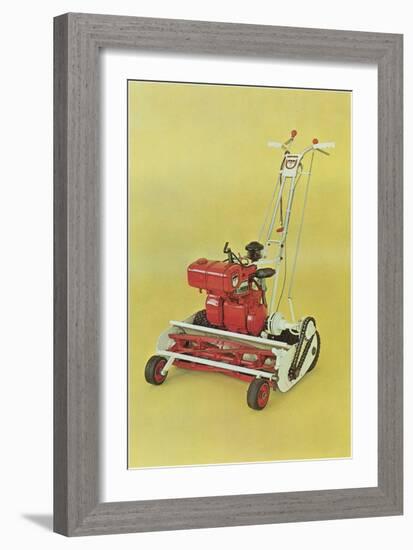 Motorized Lawnmower-null-Framed Art Print