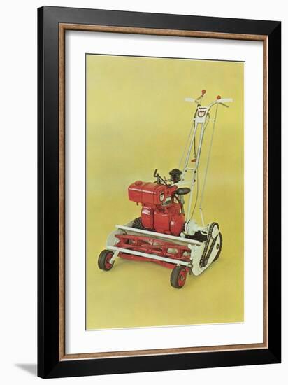 Motorized Lawnmower-null-Framed Art Print