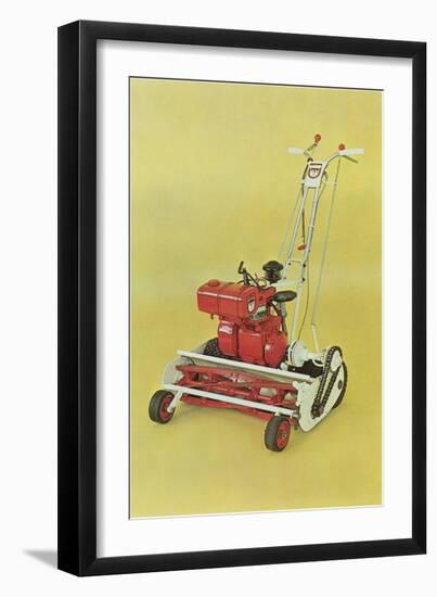 Motorized Lawnmower-null-Framed Art Print