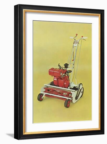 Motorized Lawnmower-null-Framed Art Print