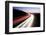 Motorway at Dusk, Gloucestershire, UK-Peter Adams-Framed Photographic Print