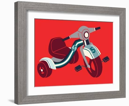 Mototrike-null-Framed Giclee Print