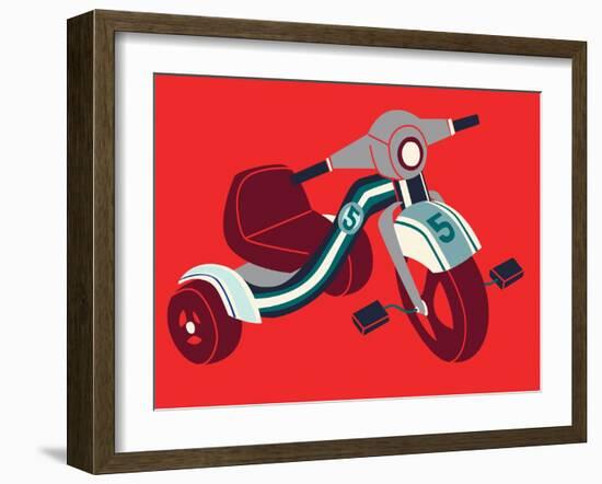 Mototrike-null-Framed Giclee Print