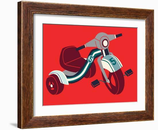 Mototrike-null-Framed Giclee Print