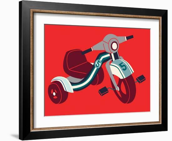 Mototrike-null-Framed Giclee Print