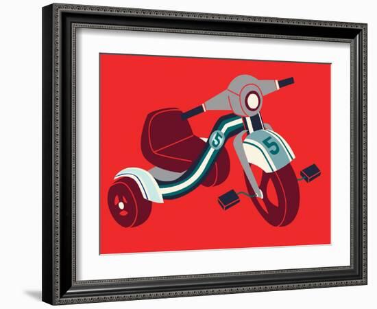 Mototrike-null-Framed Giclee Print