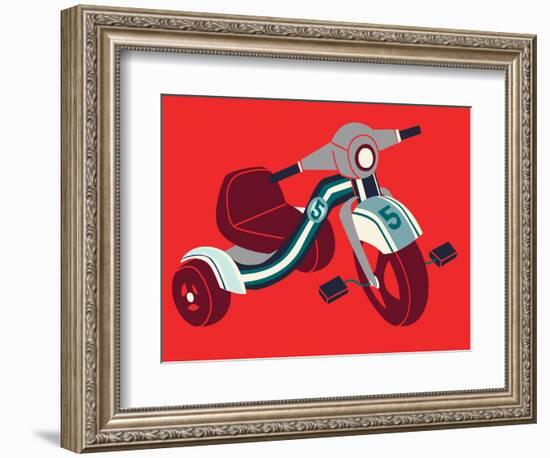 Mototrike-null-Framed Giclee Print