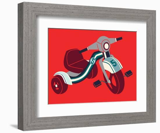 Mototrike-null-Framed Giclee Print