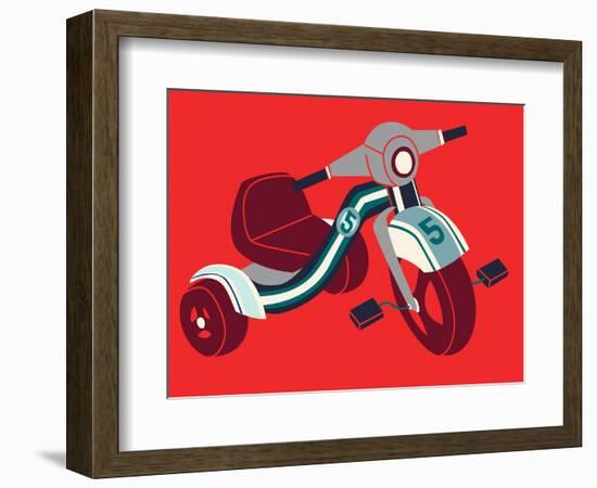 Mototrike-null-Framed Giclee Print