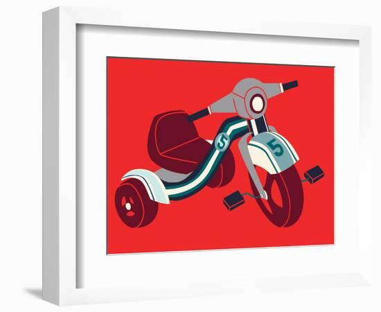 Mototrike-null-Framed Giclee Print