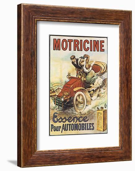 Motricine, Essence Pour Automobiles-null-Framed Art Print