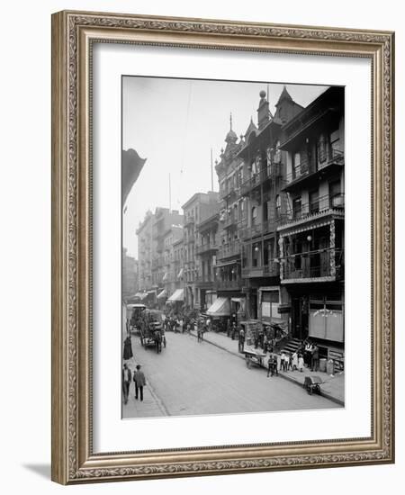 Mott St., New York-null-Framed Photo