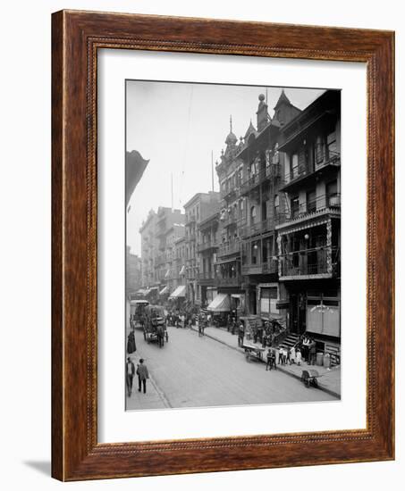 Mott St., New York-null-Framed Photo