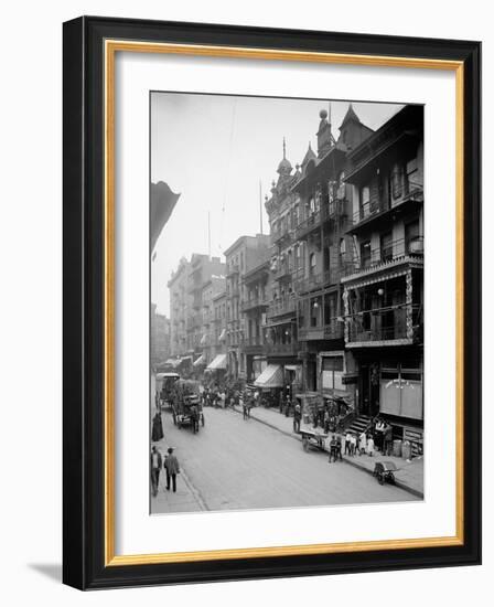 Mott St., New York-null-Framed Photo