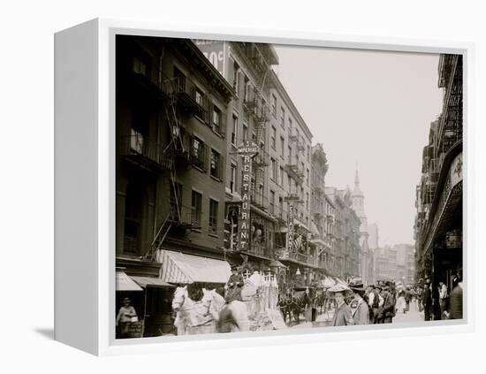 Mott Street, New York City-null-Framed Stretched Canvas