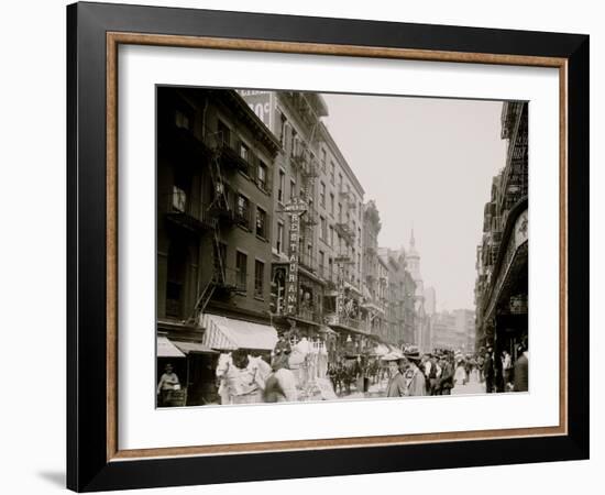 Mott Street, New York City-null-Framed Photo