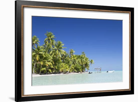 Motu Pit Aau, Bora Bora, Society Islands, French Polynesia-Ian Trower-Framed Photographic Print