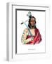 Moukaushka ('The Trembling Earth'), a Yankton Sioux chief-George Cooke-Framed Giclee Print