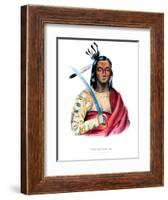 Moukaushka ('The Trembling Earth'), a Yankton Sioux chief-George Cooke-Framed Giclee Print