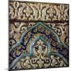Moulded Frieze Tile Made for the Palace of the Mongol Sultan Abaqa Khan, circa 1270-75-null-Mounted Giclee Print