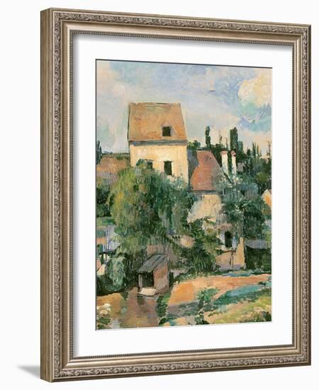 Moulin De La Couleuvre at Pontoise, 1881-Paul C?zanne-Framed Giclee Print