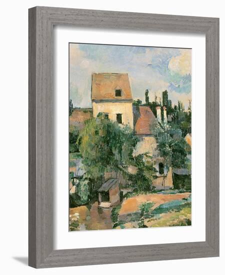 Moulin De La Couleuvre at Pontoise, 1881-Paul C?zanne-Framed Giclee Print